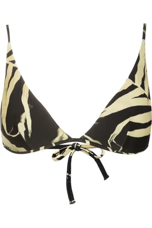 Lenny Niemeyer Top bikini con stampa astratta