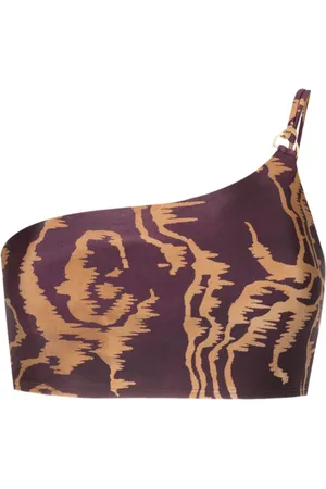 Lenny Niemeyer Top bikini con stampa astratta