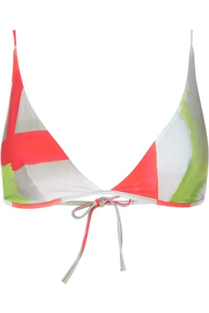 Lenny Niemeyer Top bikini Canvas a triangolo