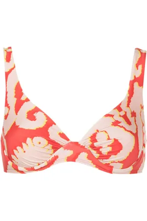 Lenny Niemeyer Top bikini con stampa grafica