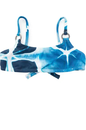 Lenny Niemeyer Top bikini Nila con fantasia tie dye