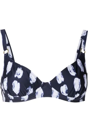 Lenny Niemeyer Top bikini con stampa