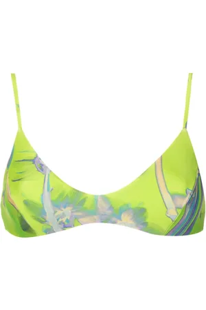 Lenny Niemeyer Top bikini con stampa
