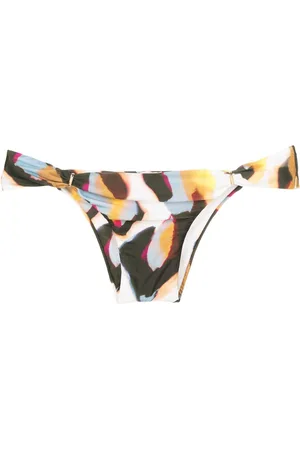 Lenny Niemeyer Slip bikini con stampa astratta