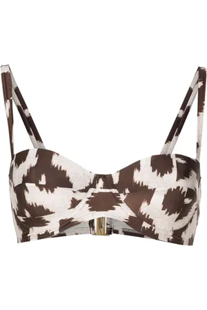 Lenny Niemeyer Top bikini Puglia con stampa astratta