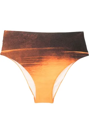 Lenny Niemeyer Slip bikini con stampa grafica