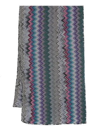 Missoni Sciarpa con motivo a zigzag