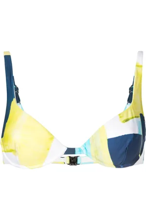 Lenny Niemeyer Top bikini con stampa