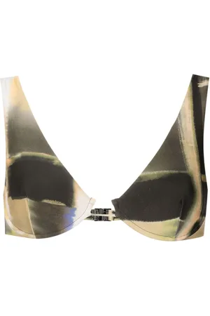 Lenny Niemeyer Top bikini con stampa astratta