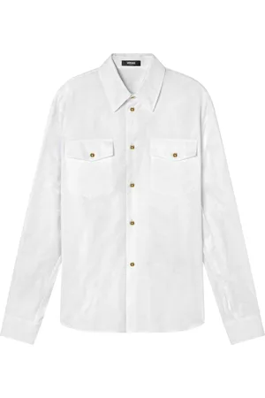VERSACE Polo con effetto jacquard