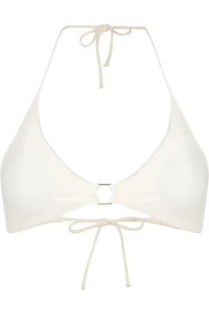 Lenny Niemeyer Top bikini a triangolo con scollo all
