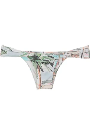 Lenny Niemeyer Slip bikini con stampa grafica