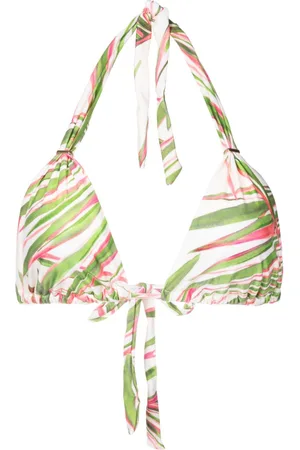 Lenny Niemeyer Top bikini con stampa