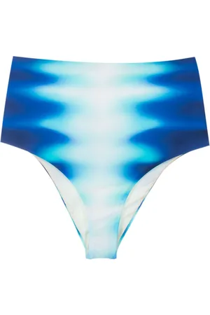 Lenny Niemeyer Slip bikini con stampa astratta