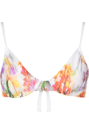 Lenny Niemeyer Top bikini a fiori