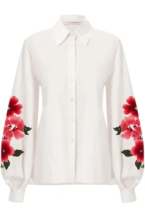 Carolina Herrera Camicia con ricamo