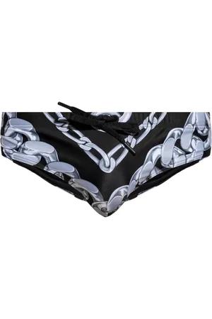 VERSACE Costume da bagno con stampa Chains