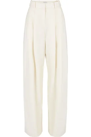 Nina Ricci Pantaloni a gamba ampia con pieghe