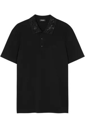VERSACE Polo Barocco con paillettes