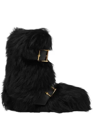 VERSACE Stivali Bastion in shearling