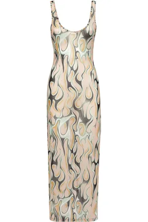 Philipp Plein Abito midi Flame