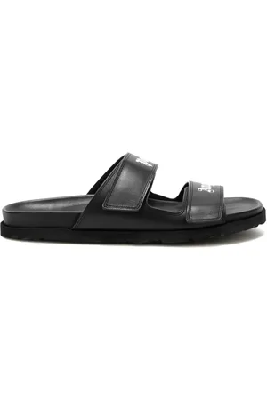 Palm Angels Sandali in pelle con logo