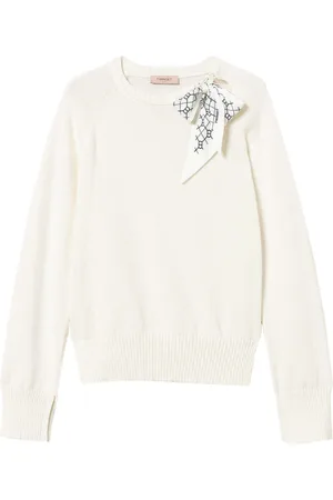 Twin-Set Maglione con dettaglio foulard