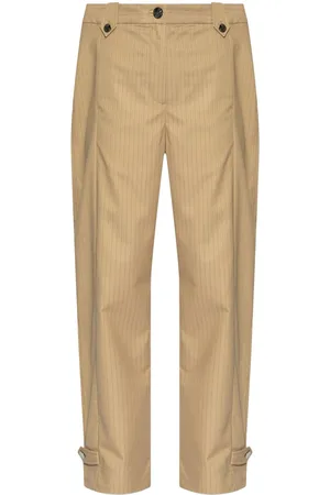 Ganni Pantaloni a righe jacquard