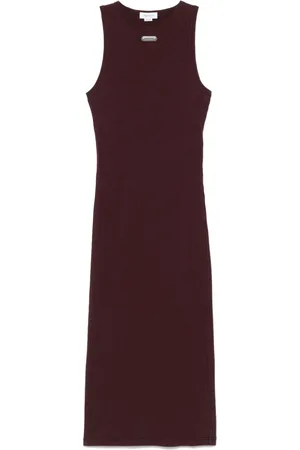 Alexander McQueen Abito midi a coste