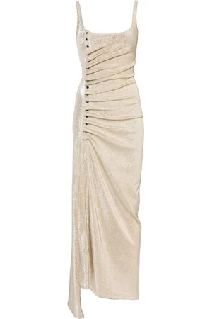 Paco rabanne Abito midi drappeggiato