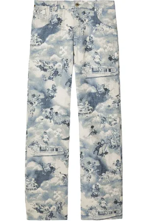 OFF-WHITE Jeans Fresco Tapestry