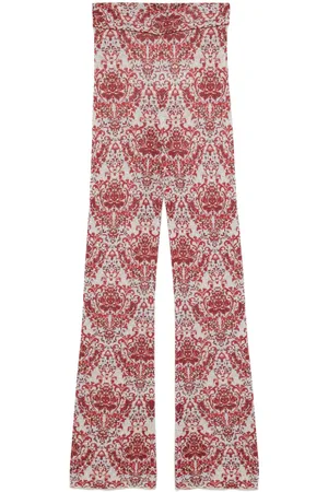 Paco rabanne Pantaloni slim con stampa paisley