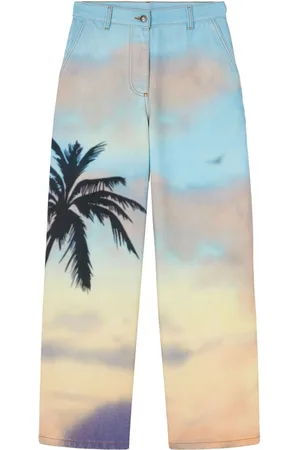 Palm Angels Jeans Sunrise Palm