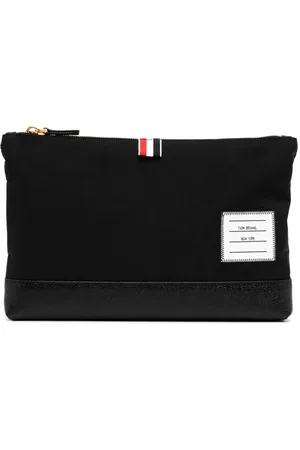 Thom Browne Clutch grande con zip