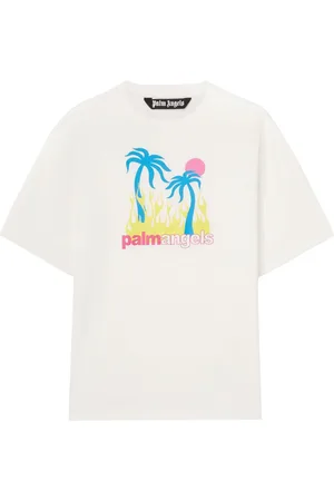 Palm Angels T-shirt Burning Oasis