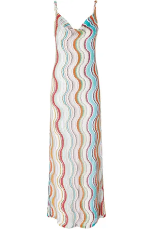 Missoni Abito lungo con motivo a zigzag