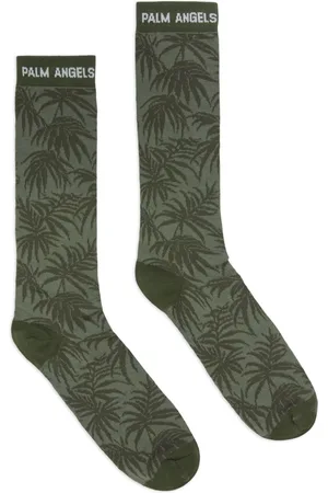 Palm Angels Calzini con effetto jacquard