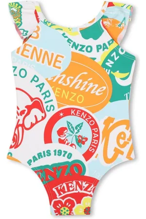Kenzo Costume da bagno con stampa grafica