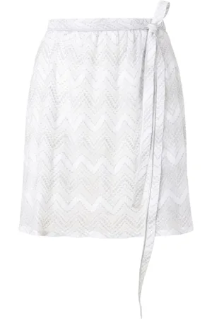 Missoni Copricostume con motivo a zigzag