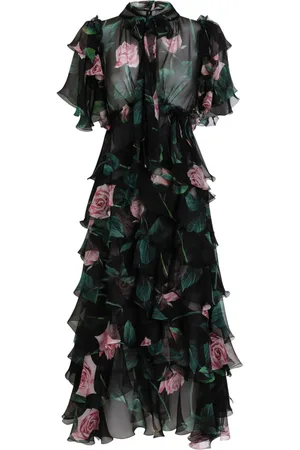 Dolce & Gabbana Abito midi a fiori