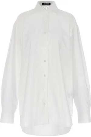 RAF SIMONS Camicia con inserti in rete