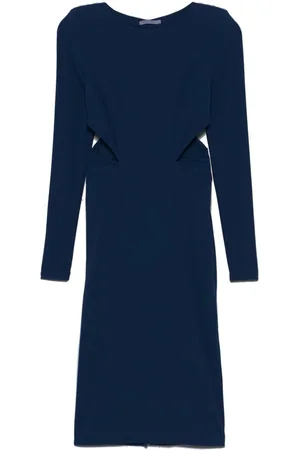 Patrizia Pepe Abito midi con dettaglio cut-out