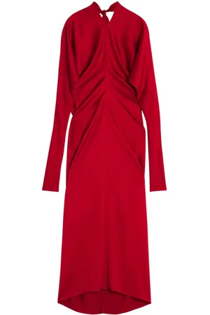 Lanvin Abito lungo con arricciature