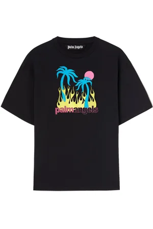 Palm Angels T-shirt Burning Oasis