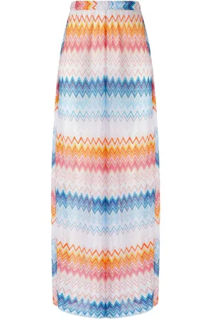 Missoni Pantaloni lamé con motivo a zigzag