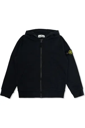 Stone Island Felpa con cappuccio e applicazione Compass