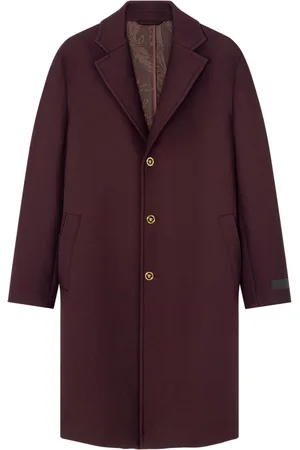 VERSACE Cappotto monopetto