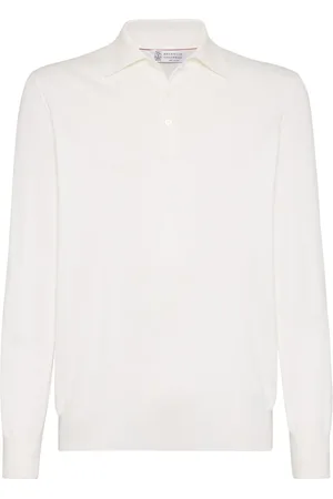 Brunello Cucinelli Polo con ricamo logo
