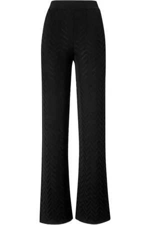 Missoni Pantaloni con motivo a zigzag