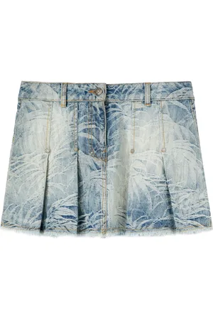 Palm Angels Minigonna con motivo palme jacquard